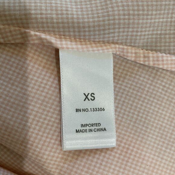 Marysia Resort Pink Micro Check Dress Lace Up Dress -Size XS - Picture 14 of 15